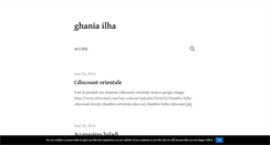 Desktop Screenshot of ghania-ilha.fr